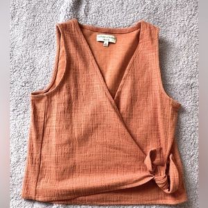 Texture & Thread by Madewell faux wrap top